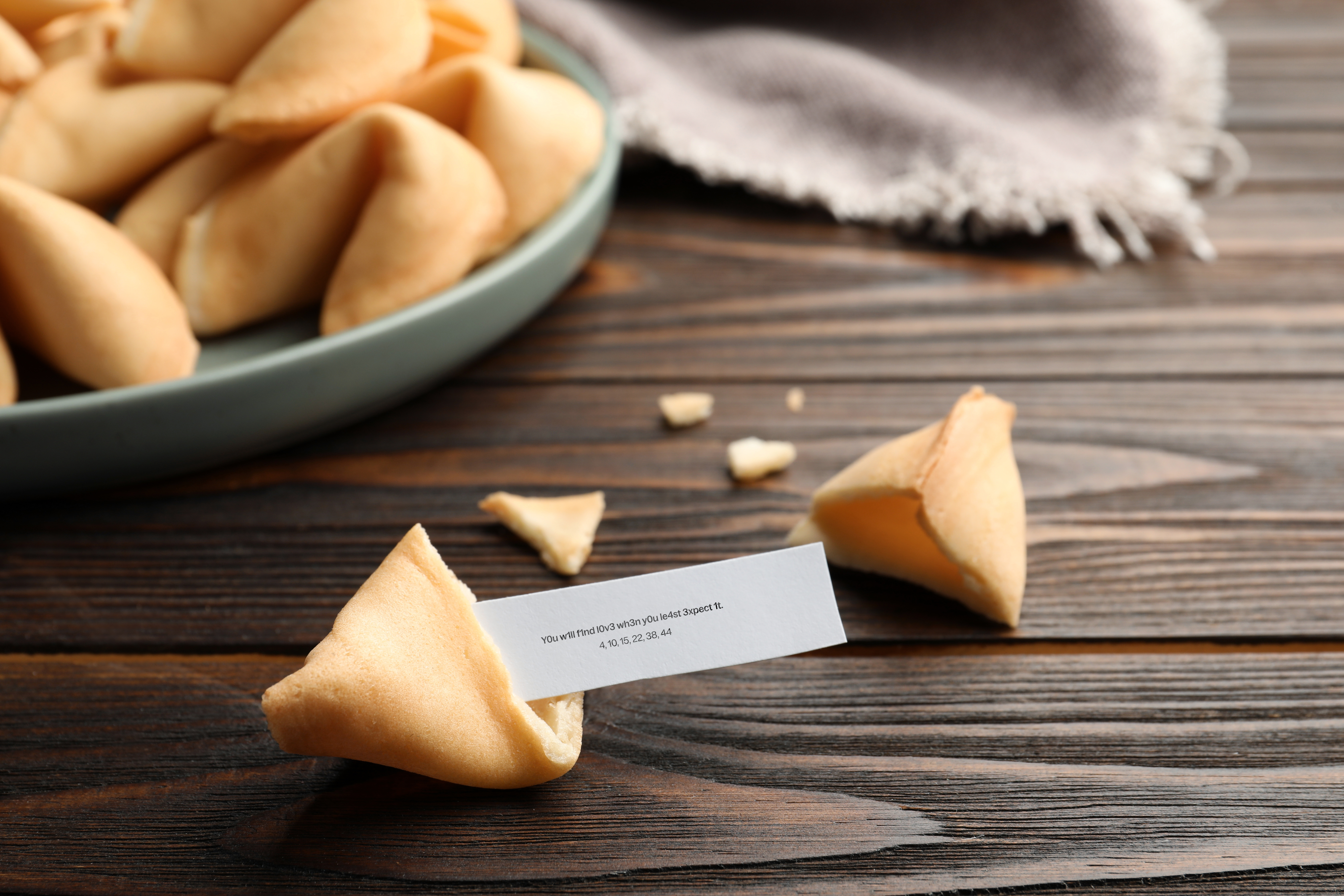 fortune in cookie